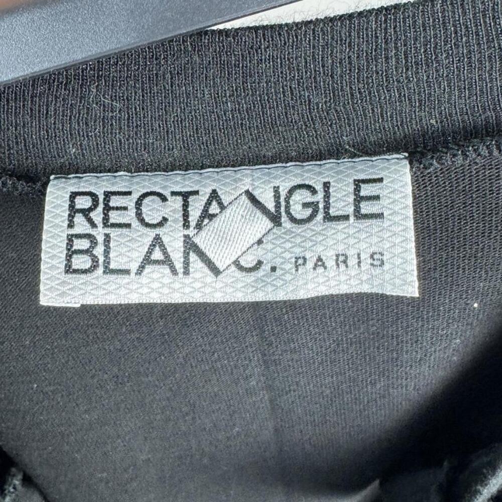 Rectangle Blanc Paris Vintage Black Cardigan Velvet Sequin Sweater Medium - Picture 12 of 12